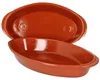 2er Set Ovale Auflaufform Boris Ton 32x18cm Größe M Produktbild-Vorschau 1