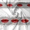 FEBE Bettwäsche Rote Lippen Bettbezug-Set 135x200 + Produktbild-Vorschau 5