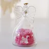 Ewige Rose im Glas mit Engel Geschenk Deko Rose Rosa Produktbild-Vorschau 4