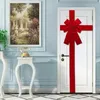 Decoratieve deurstrop, rood, elegant, van velours, met Productafbeelding-voorbeeld 4