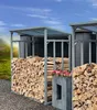 Aluminium Kaminholzregal Außen 143 x 70 x 145 cm, Pro - 40 Produktbild-Vorschau 5