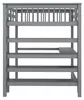 Hochbett 140 x 200 cm mit Schreibtisch und Ablagefächern, Produktbild-Vorschau 12