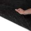 Mrcarpet Tapis de jute rond noir 200 cm Voir les images du produit 7