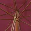 vidaXL Parasol z drewnianym drążkiem Bordeaux czerwony Podgląd zdjęcia produktu 5