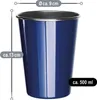 com-four® 6x hochwertiger Edelstahl-Trinkbecher in Blau je Produktbild-Vorschau 6
