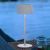 BRILLIANT biela vonkajšia stolová lampa Picco | dobíjanie Náhľad obrázku produktu 2