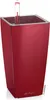 LECHUZA-Pflanzgefäß MINI-CUBI Premium Scarlet Rot Hochglanz Produktbild-Vorschau 1