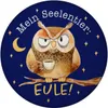 Eule Magnet rund mit Flaschenöffner rund mit Spruch Mein Produktbild-Vorschau 1