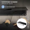 ML-Design Wandgarderobe mit Hakenleiste, Kleiderstange & Produktbild-Vorschau 2