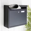 HI Briefkasten Schwarz 36 x 12 x 32 cm Produktbild-Vorschau 7