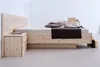 Einzelbett New York 100 x 200 cm in Buche Natur lackiert Produktbild-Vorschau 3