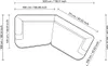 Casa Padrino Luxus Sofa Weiß / Schwarz 300 x 125 x H. 73 cm Produktbild-Vorschau 7