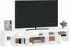 Mobile TV con luci LED bianco 200x36,5x40 cm Anteprima dell’immagine prodotto 5