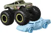 A toy monster truck crushing a toy car. Náhľad obrázku produktu