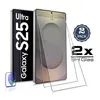 A product image showing two screen protectors for a Samsung Galaxy S25 Ultra phone, with packaging and marketing text. Produktbild-Vorschau