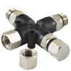 Agora-Tec® Airbrush Druckluft Verteiler Adapter 3-fach Produktbild-Vorschau 1