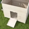 PawHut Entenhaus mit aufklappbarem Kippdach, Geflügelhaus Produktbild-Vorschau 9