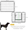 Ohrada pro štěňata PawHut, výška 60 cm, ohrada pro štěňata Náhled obrázku produktu 3