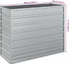 vidaXL Garten-Hochbeet 100x40x77 cm Verzinkter Stahl Silber Produktbild-Vorschau 7