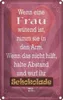 vianmo Blechschild 30x20 cm wenn Frau wütend wirf Produktbild-Vorschau 1