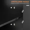 HOMCOM Küchenwagen rollbar Servierwagen Küchentrolley für Produktbild-Vorschau 6