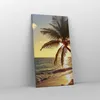 Bild auf Leinwand - Leinwandbild - Wolke exotischer Palm- Produktbild-Vorschau 4