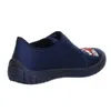 A side view of a blue children's shoe. Produktbild-Vorschau