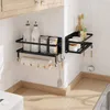 WOLTU Wandregal 2er Set, mit Küchenrollenhalter Haken, aus Produktbild-Vorschau 2