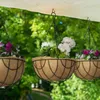 Set di 3 vasi sospesi Relaxdays, inserto in cocco, A x P: Anteprima dell’immagine prodotto 2