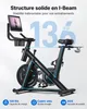 Vélo Magnétique MERACH, Roue d’Inertie 6kg, 8 Niveaux, Voir les images du produit 5