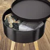 ONVAYA® Beistelltisch-Set Sofia klein Ø35cm | schwarz/holz Produktbild-Vorschau 6