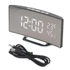 Cyfrowy zegar LED z 3 poziomami jasności, funkcją drzemki, Podgląd zdjęcia produktu 1