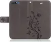 Handytasche für Huawei Y6 (2018) in Blumen Flip Cover Produktbild-Vorschau 5