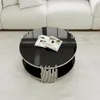 Runder Couchtisch aus Glas, Doppelglas, modern, 80 x 80 x Produktbild-Vorschau 12