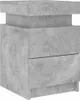 A concrete-effect nightstand with two drawers. Produktbild-Vorschau