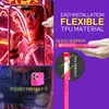 Hülle Neon Klar für iPhone 15 Pro Bunt Leuchtend Silikon Produktbild-Vorschau 6