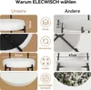 Puluomis Esszimmerstühle 6er Sets Küchenstühle Polsterstuhl Produktbild-Vorschau 5