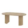 Esstisch OVARO ausziehbar Eiche Cremona 100-188x90x75 cm – Produktbild-Vorschau 1