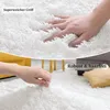 Hochflor Teppich Wohnzimmer 200x280 cm Creme 3,5 cm Flor Produktbild-Vorschau 3