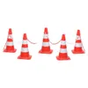 vidaXL Jeu de cônes de signalisation avec 10 m de chaîne Voir les images du produit 1