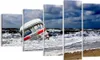 Bild auf Leinwand - Leinwandbild - Ozean Landschaft Auto - Produktbild-Vorschau 1