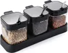 WUWEOT Gewürzbehälter 3er Set aus Glas 250 ml Gewürzgläser Produktbild-Vorschau 1