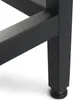 MIADOMODO Psací stůl 138 x 138 x 76 cm, hnědá/černá Náhled obrázku produktu 4