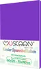 Jersey Kinder Spannbettlaken 60x120 cm - 70x140 cm Violett  Produktbild-Vorschau 3
