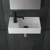 Alpenberger Kleines Waschbecken Eckig | Hängewaschbecken WC Produktbild-Vorschau 2
