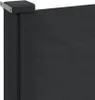 vidaXL Seitenmarkise Ausziehbar Schwarz 200x600 cm Produktbild-Vorschau 7