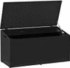 vidaXL Boîte de rangement de jardin Noir 110 x 50 x 58 cm Voir les images du produit 3