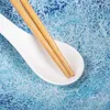 HOMLA SALADO Ramen-Set blau mit braunem Laufrad 21 cm Produktbild-Vorschau 4