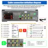 Junsun 6,36" CarPlay sans fil Android Auto 1 autoradio DIN Voir les images du produit 12