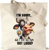 I'm Sorry Did I Roll My Eyes Out Loud Jutebeutel Lustige Produktbild-Vorschau 1